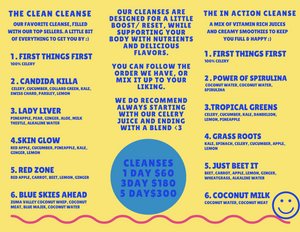 Cleanse Packages