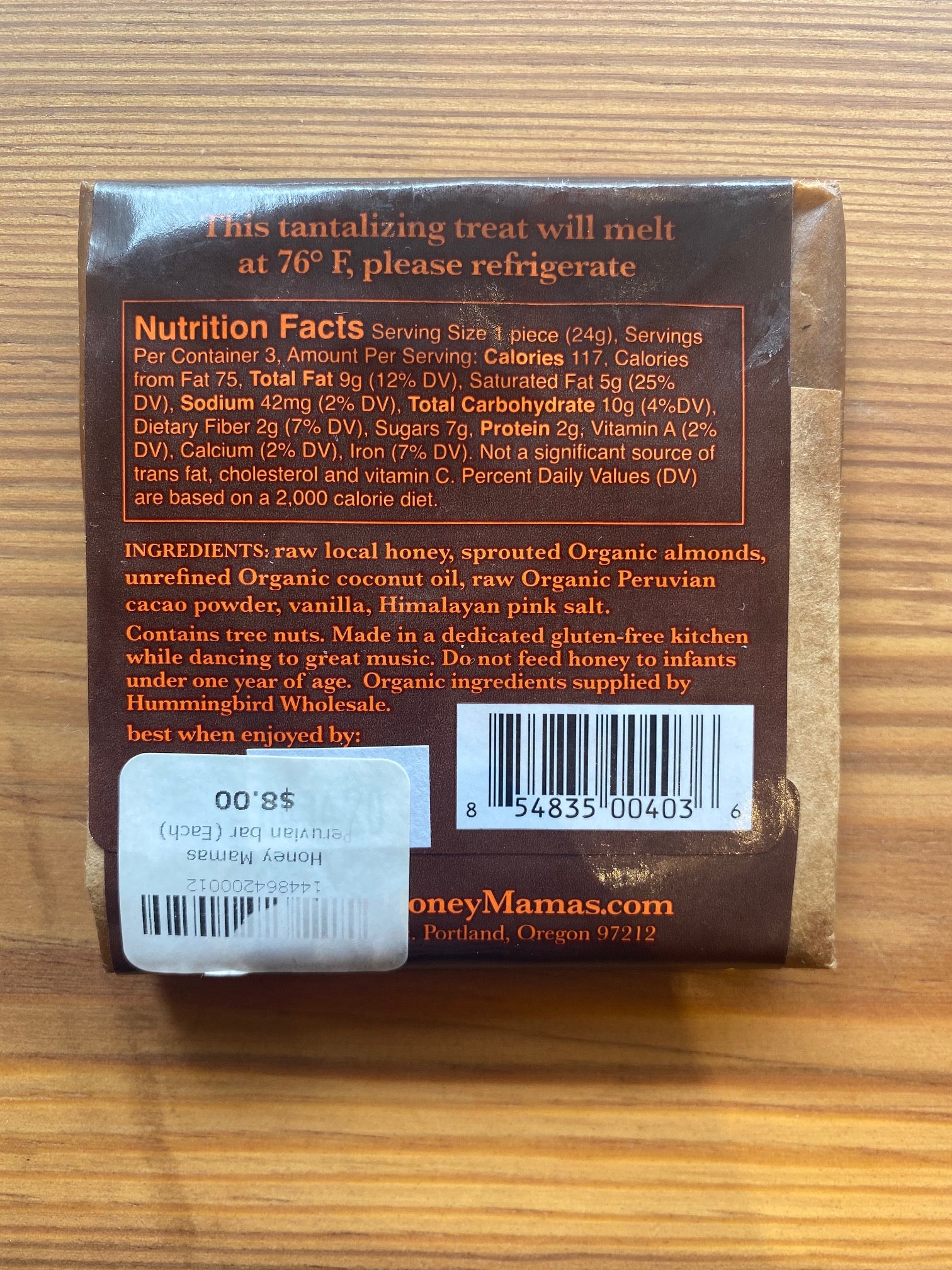 Honey Mamma's Dutch Chocolate Bar – Grassroots Juicery