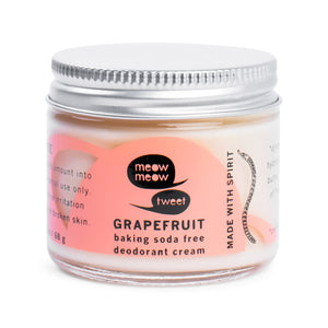 Meow Meow Tweet Grapefruit Deodorant Cream